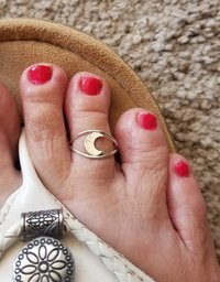 Toe Ring, adjustable Ring,  Sterling Silver Midi Ring, Crescent Moon, Heart, Butterfly,Star
