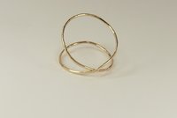 Criss Cross ring, Midi Ring, Gold Ring, X ring