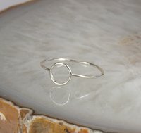 Circle ring, Purity Ring, Sterling Silver Ring, Minimal Ring,Boho Look