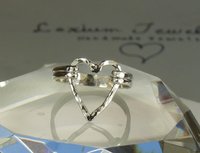 Sterling Silver Ring, Heart ring, Midi Ring, Boho Style Rings