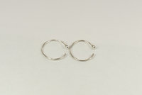 Nose Ring,  Sterling Silver Ring,Ball End nose rings ,20 gauge wire