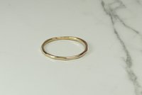 Gold Thumb ring,16 Gauge, Stacking ring, Women's Ring, G F  Faceted Ring