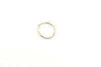 Gold Septum Ring- 18 Gauge Nose Ring-Goldfilled  Ring, Hammered 10 mm 9mm 8mm
