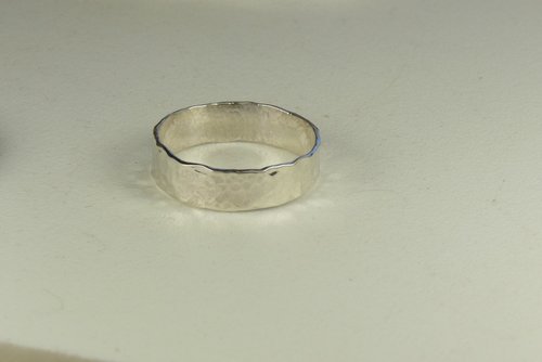 Wedding Ring,Thumb Ring,Silver Band,Sterling Silver Band,Hammered ring