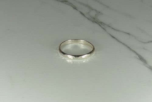 Wedding Ring-Sterling Silver ring,Hammered ring