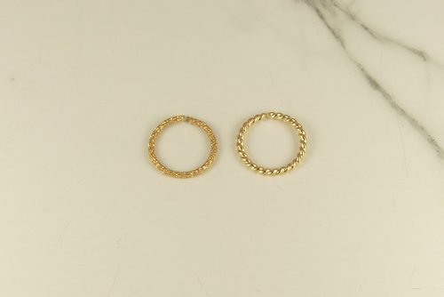 Gold Septum Ring, Sparkle or Twist Wire, 20 gauge Gold Filled-lightweight,  Nose Ring