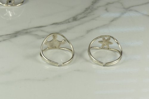Midi Ring orToe Ring, adjustable Ring,  Sterling Silver Midi Ring, Crescent Moon, Heart, Butterfly,Star