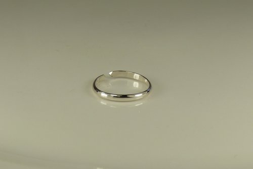 Skinny Toe Ring, Sterling Silver AdjustableToe Ring, Smooth Ring, Midi Ring