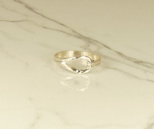 Thumb Ring for Men or Women, Slender, Sterling SilverRing,Thumb Rings,Boho Style Rings,Pear Ring