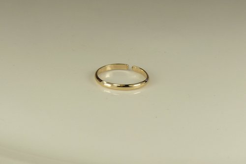 Gold Toe Ring, AdjustableToe Ring, Simple Ring, Midi ring