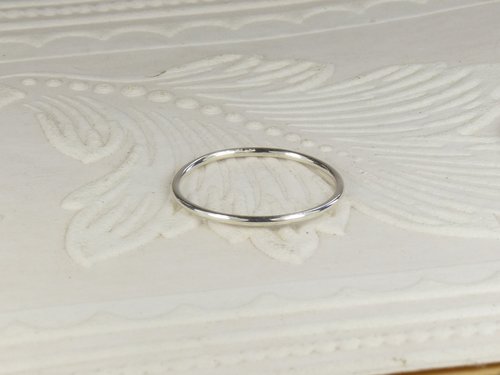 Stacking Rings, Thumb  ring,Sterling Silver Ring-Silver Hammered or smooth Ring-Band Ring