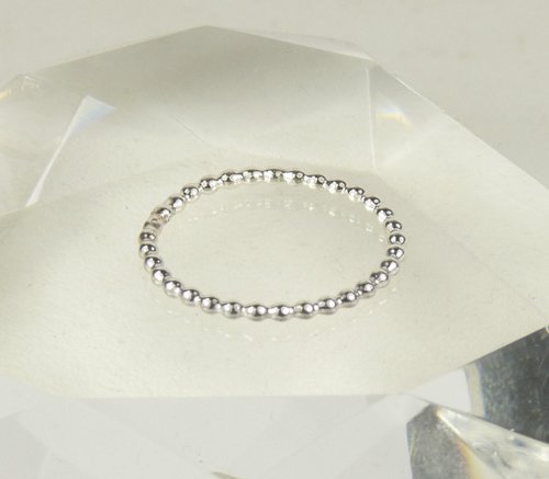 Sterling Silver Bead Ring, Bubble ring,925 Sterling Silver