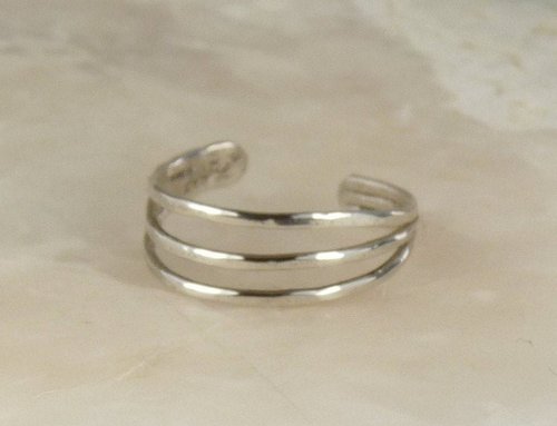 Toe ring-Sterling Silver 3 Wire Toe Ring-Sterling Silver Toe ring